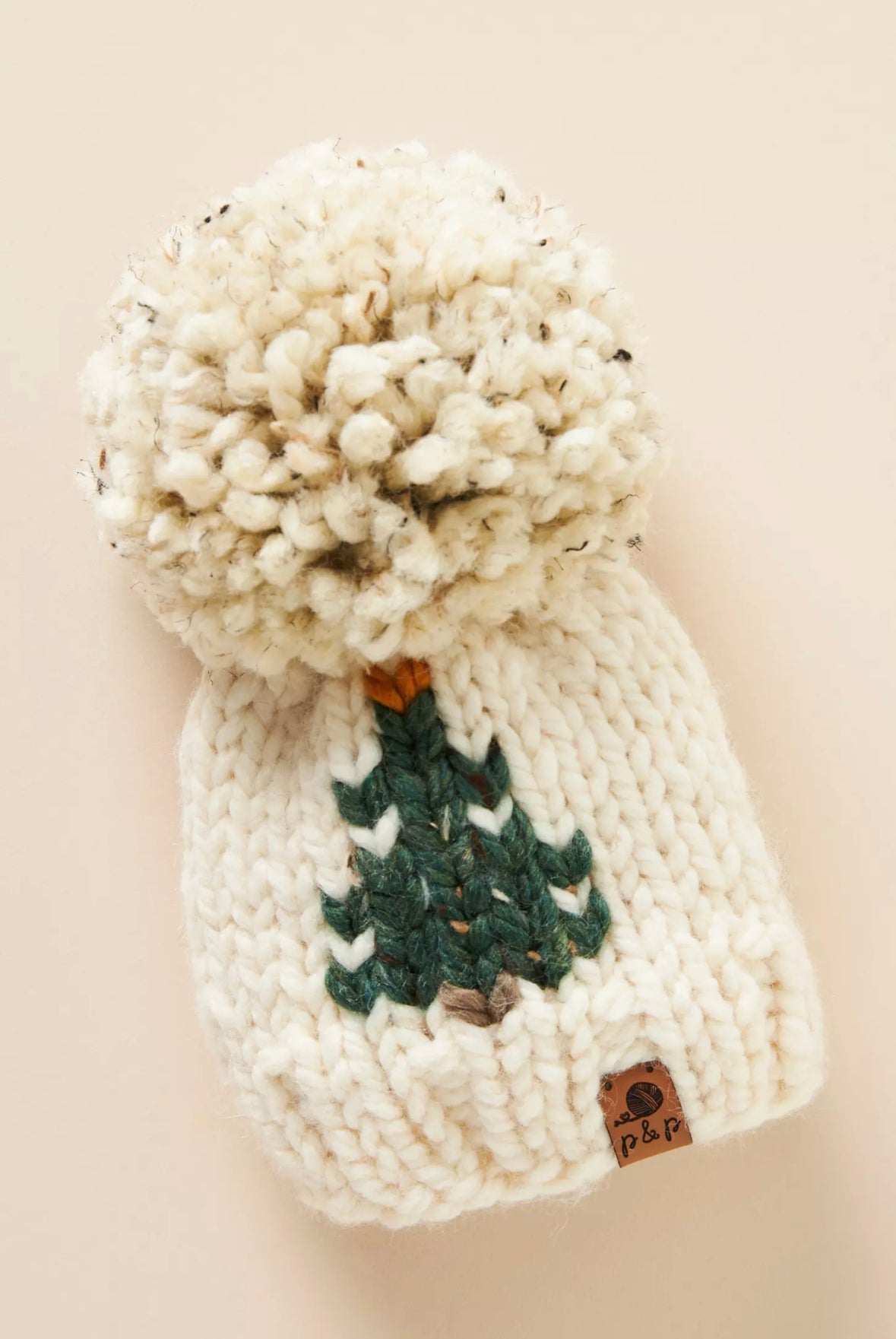 Hand Knit Beanie – Christmas Tree | Pine & Poppy