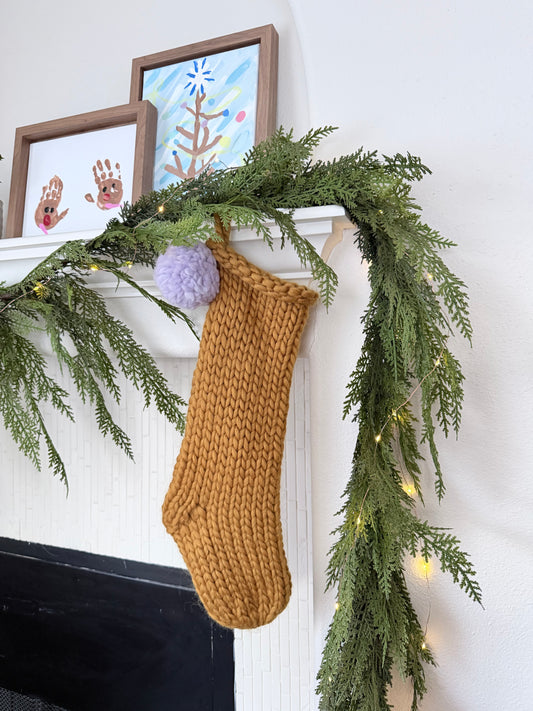 Heirloom Knit Christmas Stocking | Ready to Ship Luxury Handmade Stocking – North Ridge
