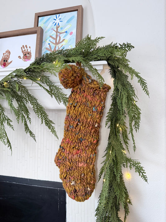 Heirloom Knit Christmas Stocking | Ready to Ship Luxury Handmade Stocking – Backcountry