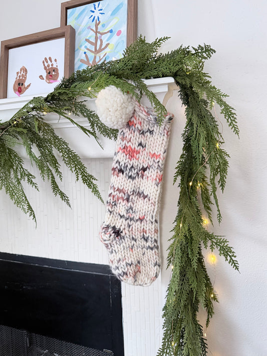 Heirloom Knit Christmas Stocking | Ready to Ship Luxury Handmade Stocking – Colorado