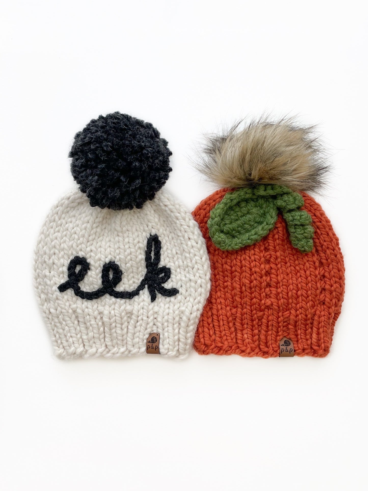Hand Knit Beanie – Pumpkin | Pine & Poppy