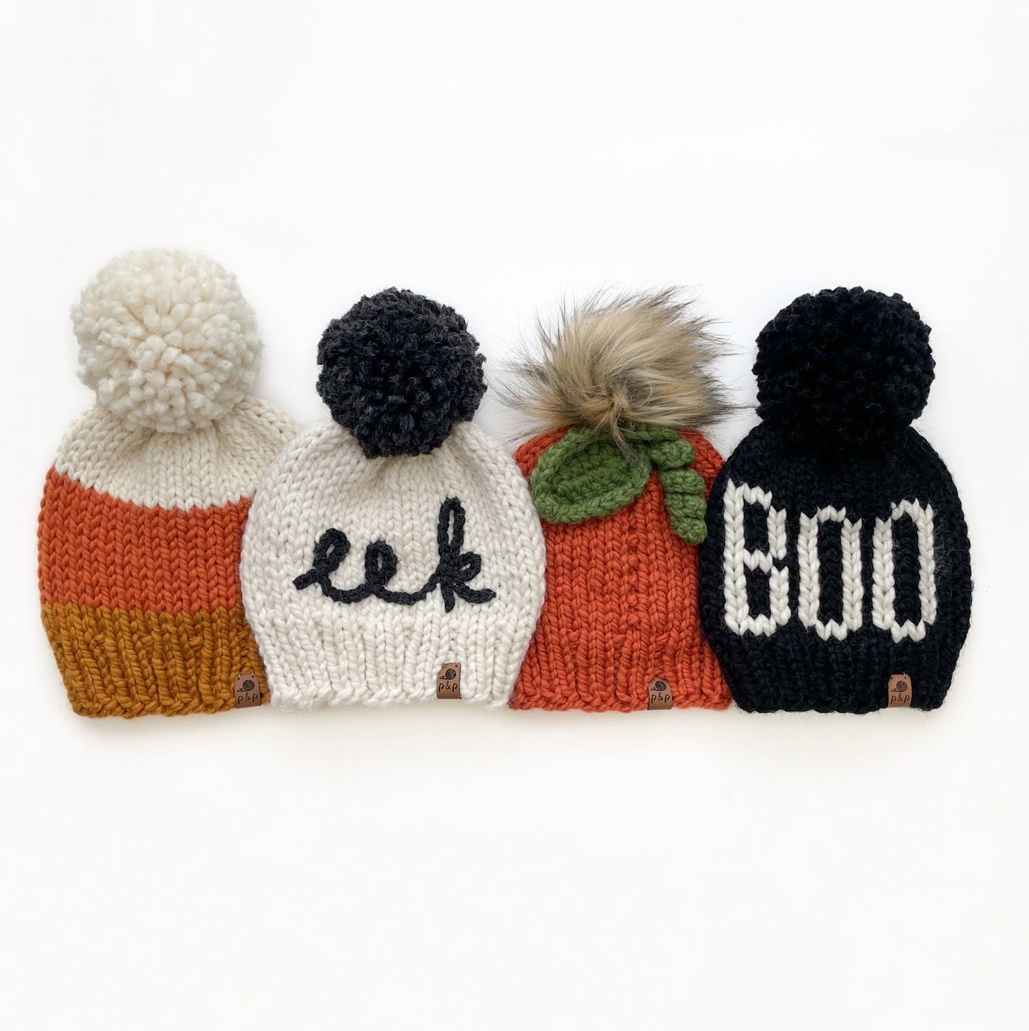 Hand Knit Beanie – Candy Corn | Pine & Poppy