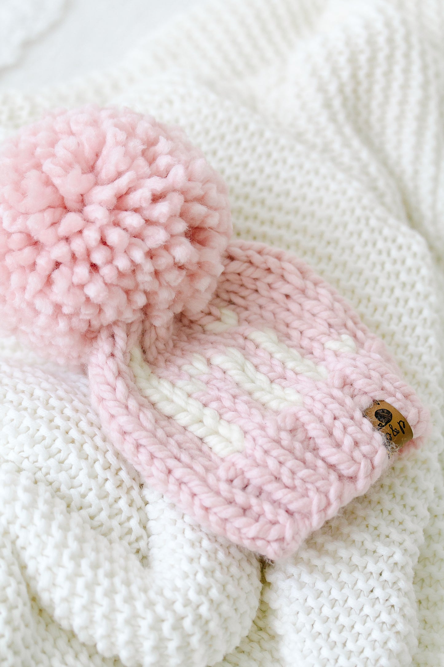Hand Knit Beanie – "Hi" Hats| Pine & Poppy