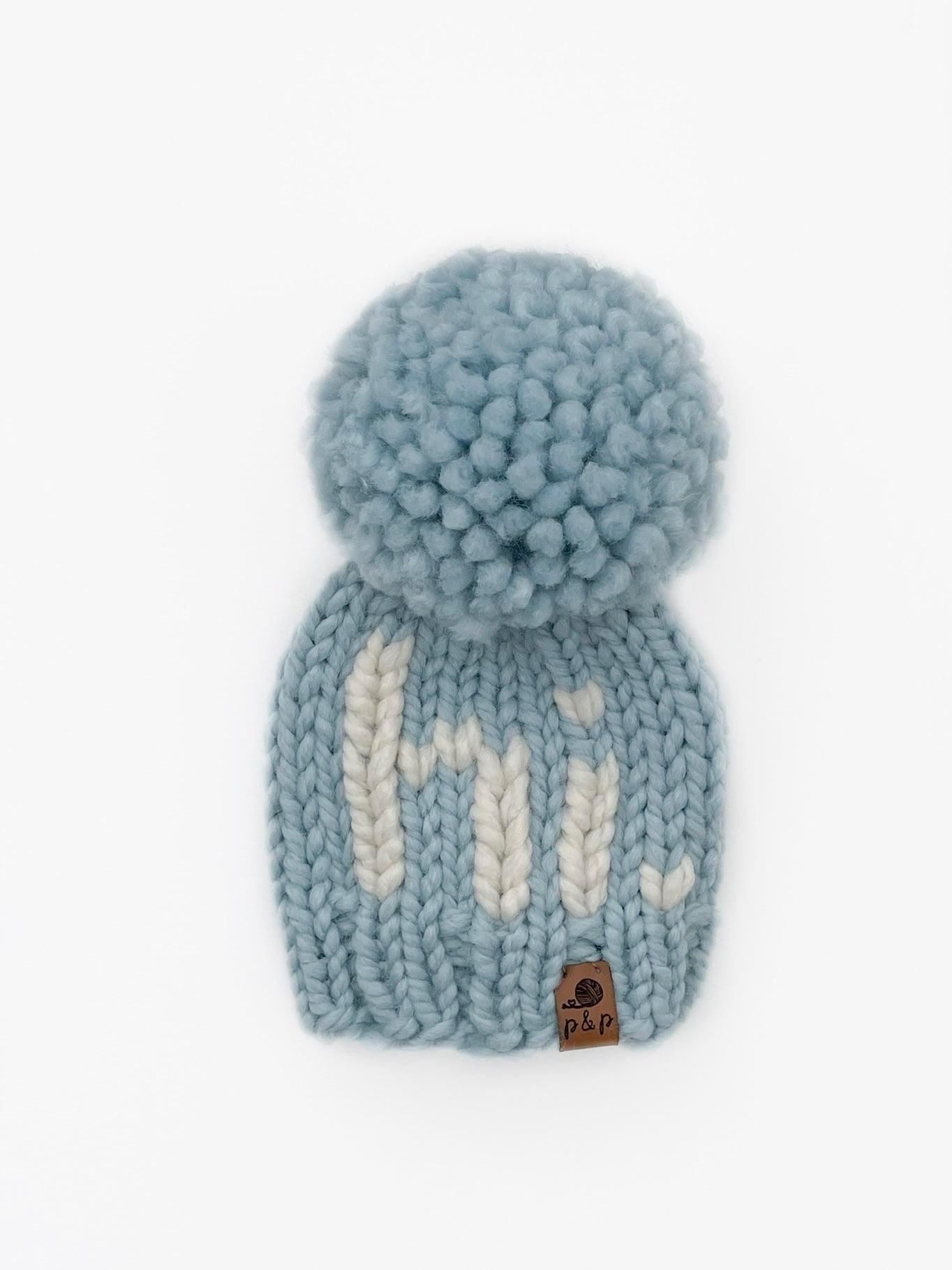 Hand Knit Beanie – "Hi" Hats| Pine & Poppy