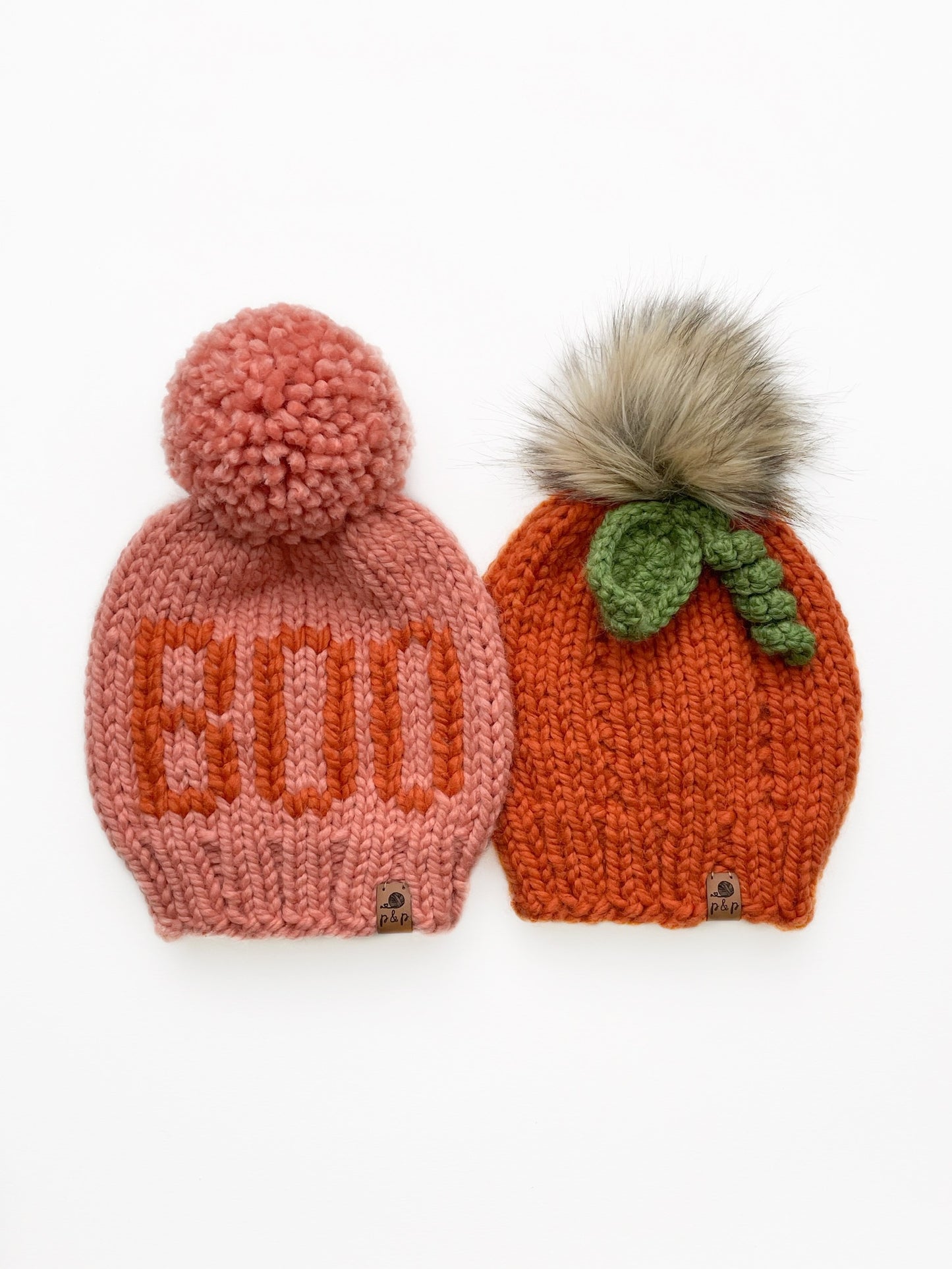 Hand Knit Beanie – Pumpkin | Pine & Poppy