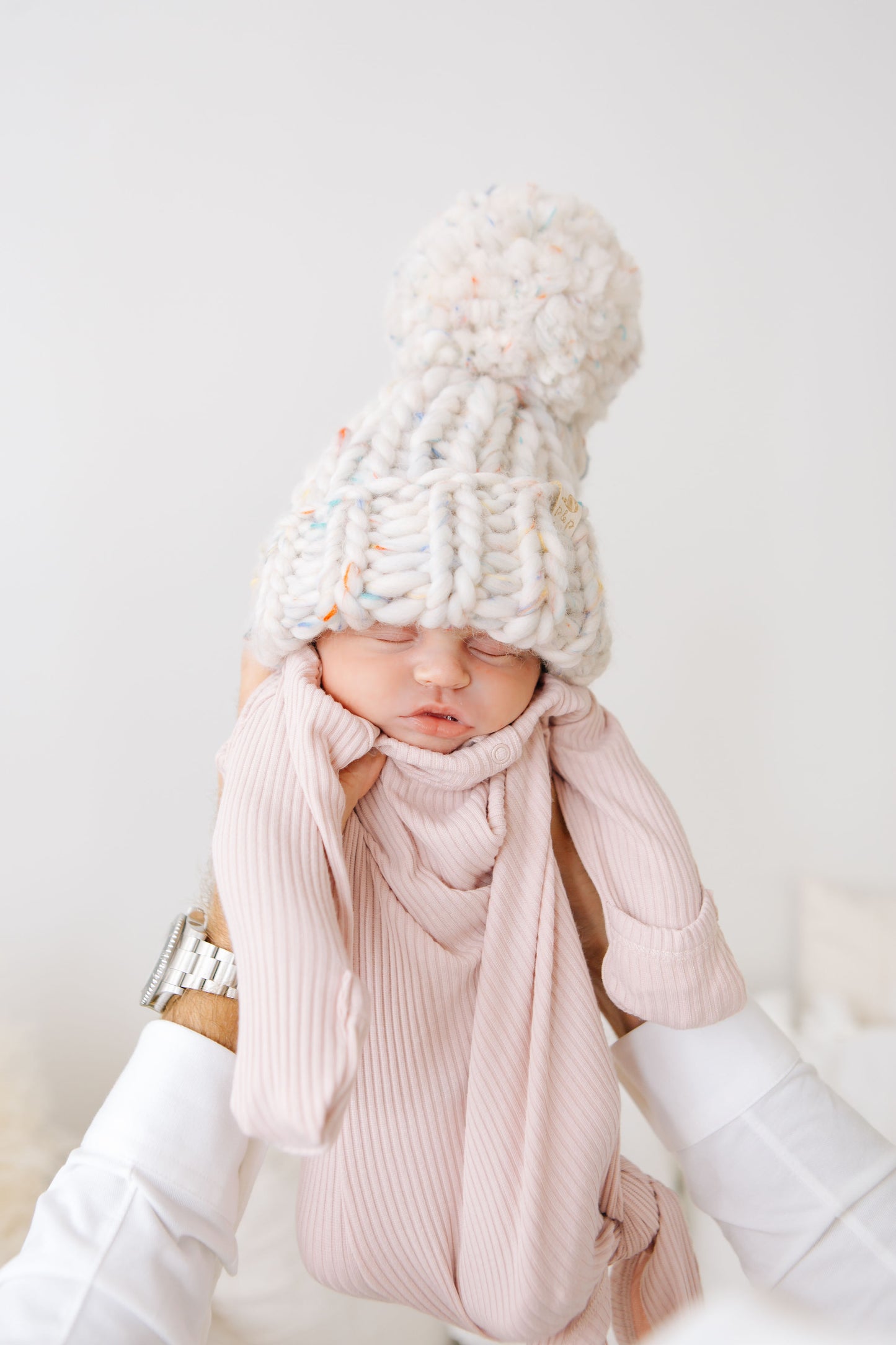 Hand Knit Beanie – Funfetti | Pine & Poppy