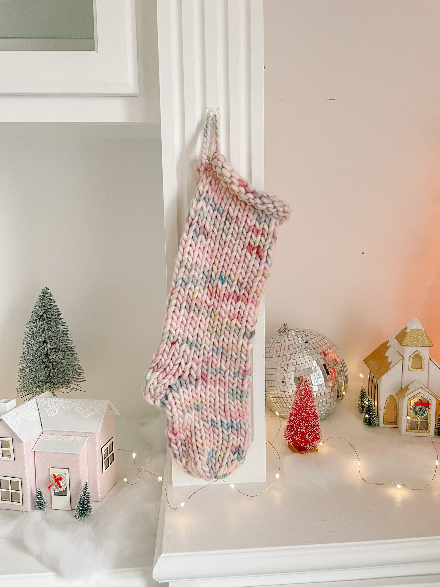 Heirloom Knit Christmas Stocking Pattern (Digital Download) | Pine & Poppy