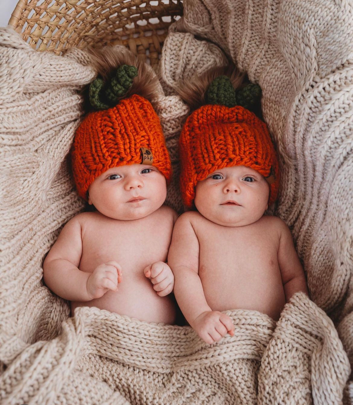 Hand Knit Beanie – Pumpkin | Pine & Poppy