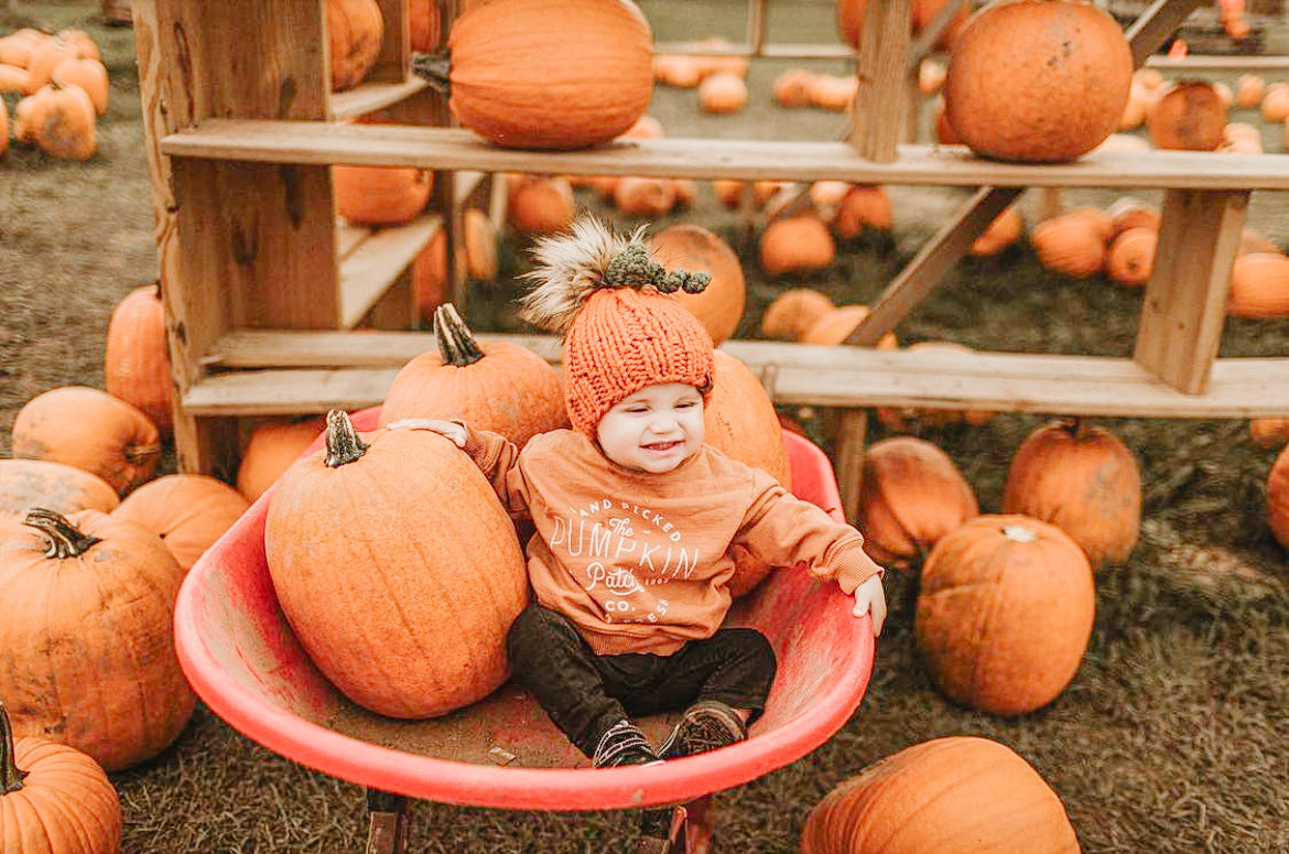 Hand Knit Beanie – Pumpkin | Pine & Poppy