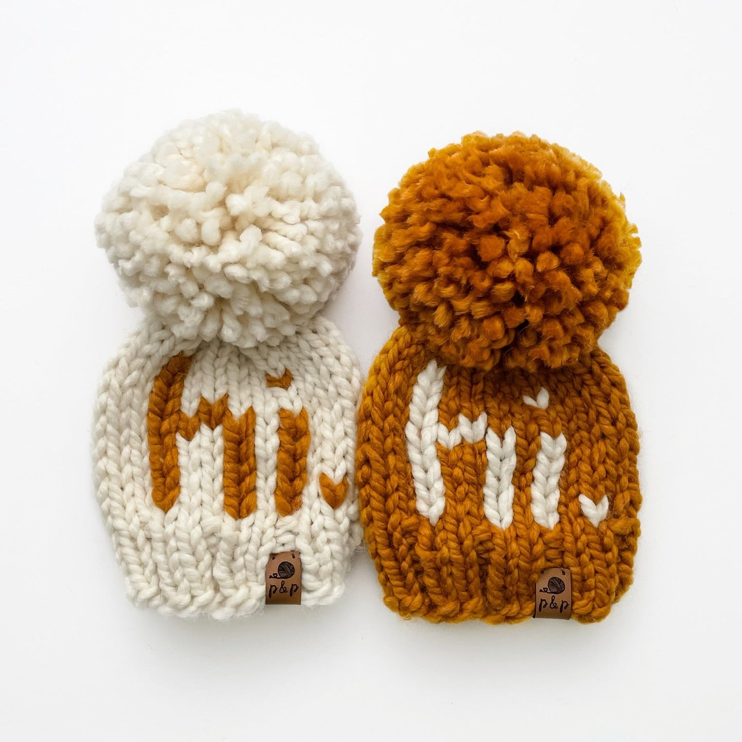 Hand Knit Beanie – "Hi" Hats| Pine & Poppy