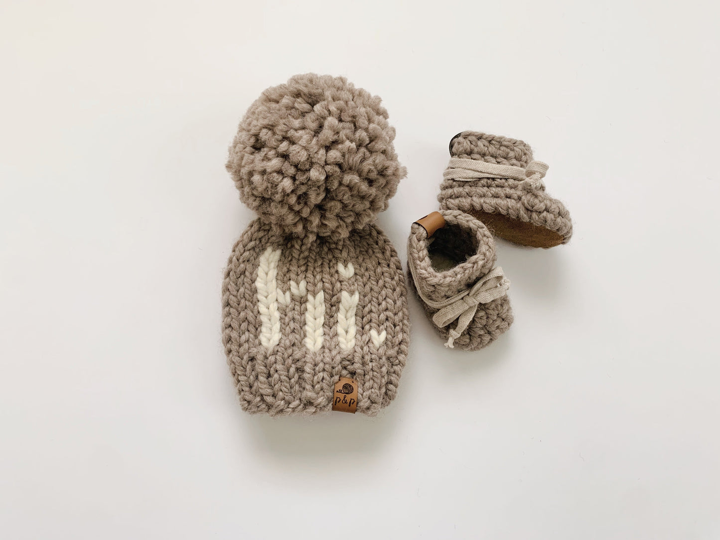 Hand Knit Beanie – "Hi" Hats| Pine & Poppy