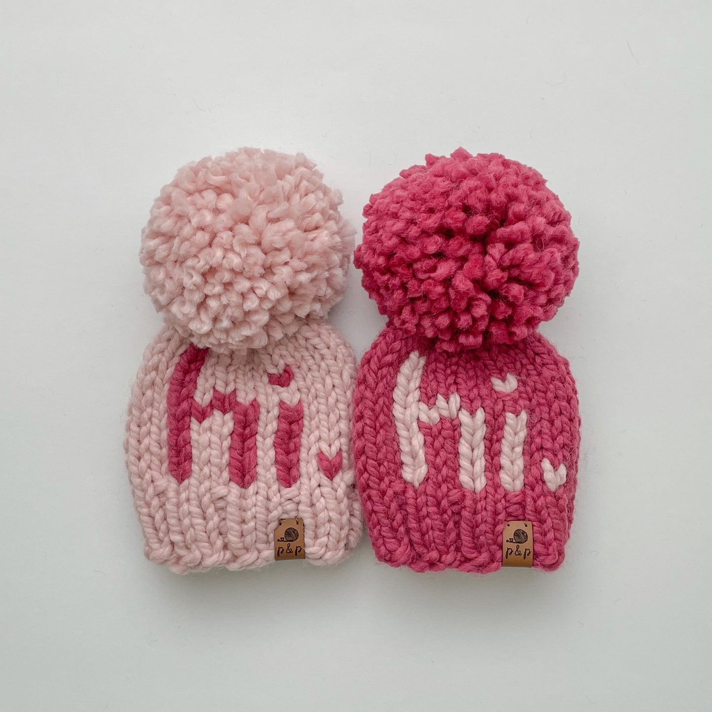Hand Knit Beanie – "Hi" Hats| Pine & Poppy