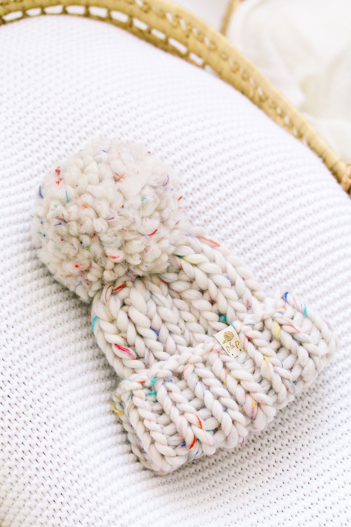 Hand Knit Beanie – Funfetti | Pine & Poppy