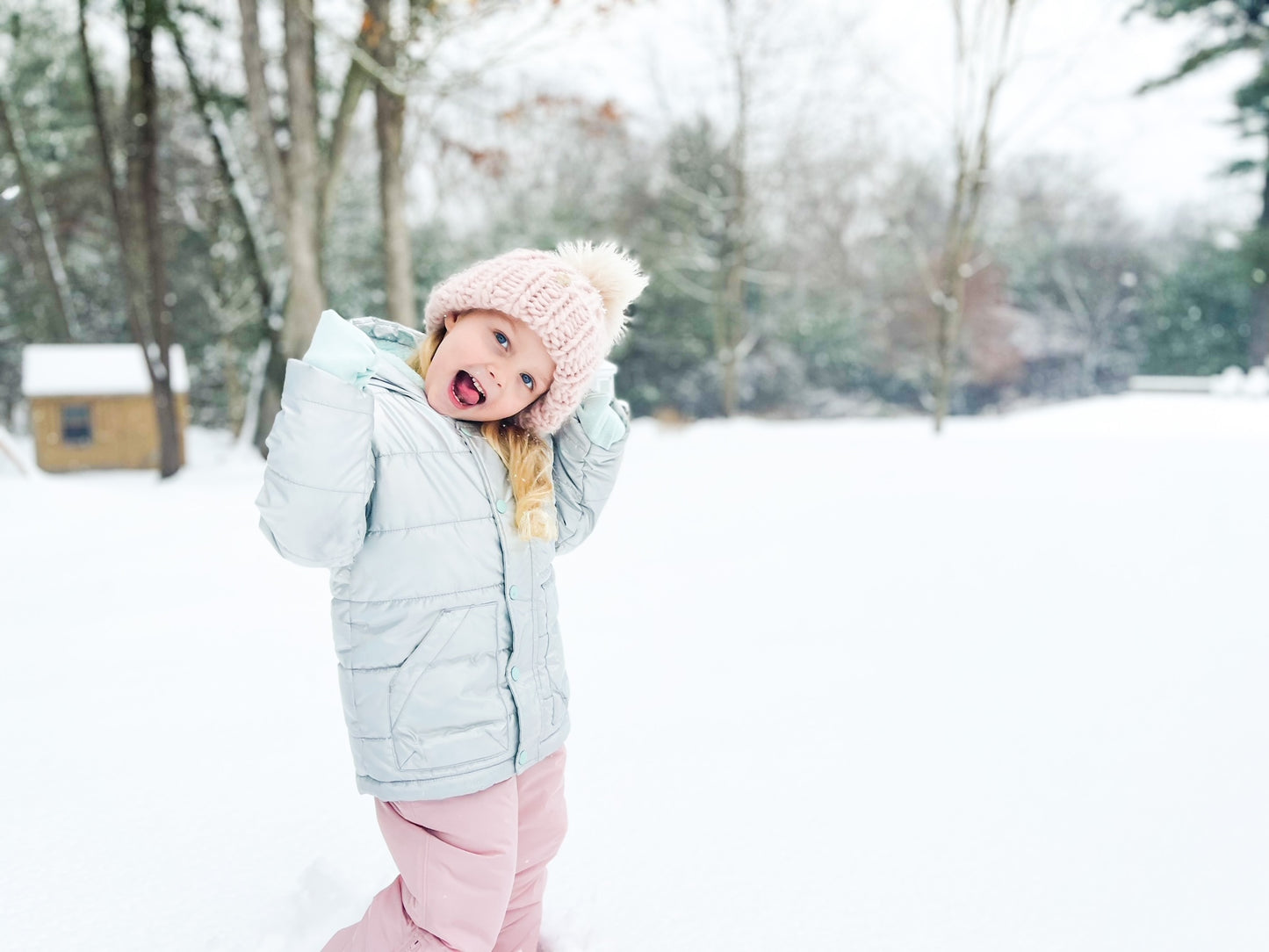 Hand Knit Beanie – Rose Denali | Pine & Poppy